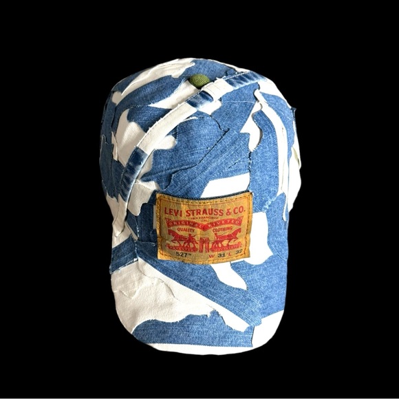 Unisex Custom made patchwork denim cap - Picture 2 of 16